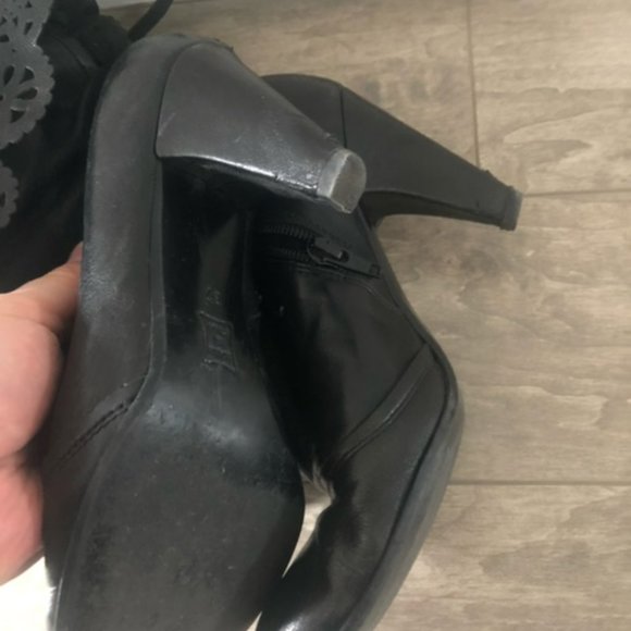 Italian Leather Knee High Boots - Picture 4 of 7